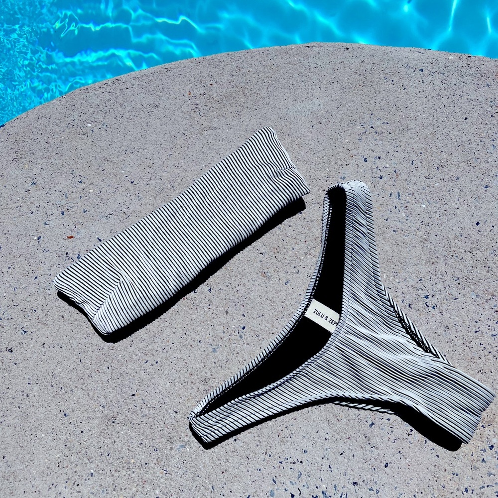 ZULU & ZEPHER Strapless Bikini Set